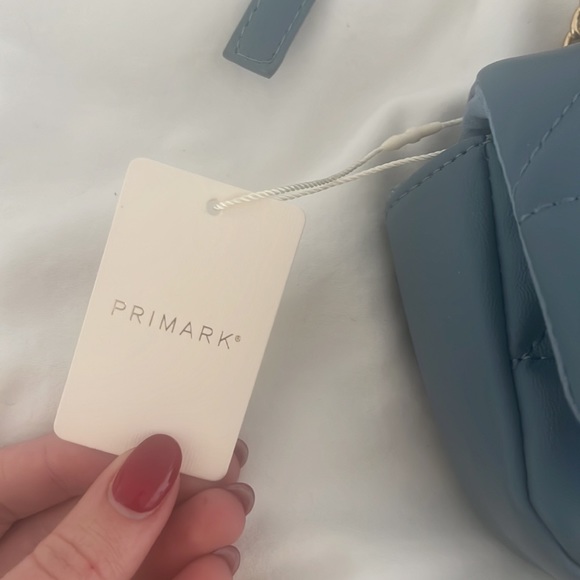 Primark Blue & Gold Quilted Purse - Picture 7 of 11